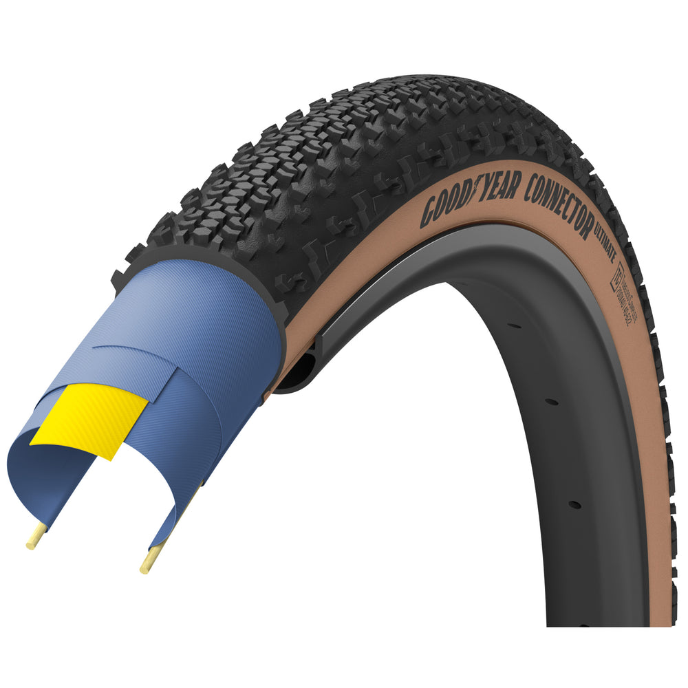 Goodyear Connector Ultimate Tubeless Tire,700 x 35c - Tan