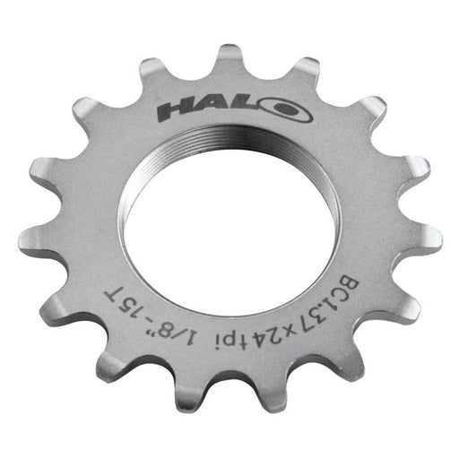Halo Fixed Cog, 1/8" - 15t, Silver