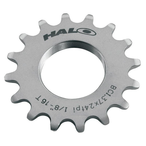 Halo Fixed Cog, 1/8" - 16t, Silver