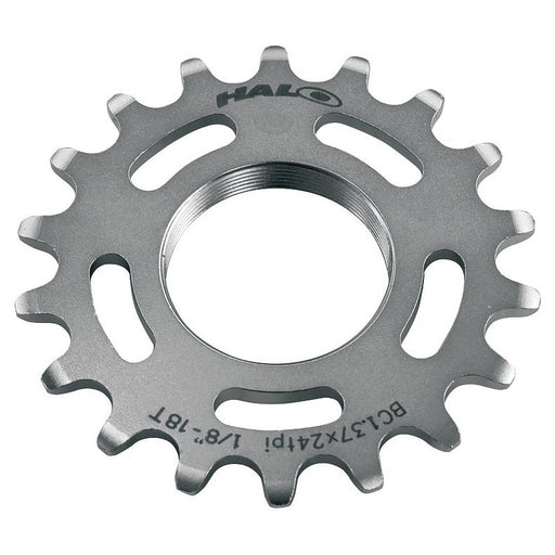 Halo Fixed Cog, 1/8" - 18t, Silver