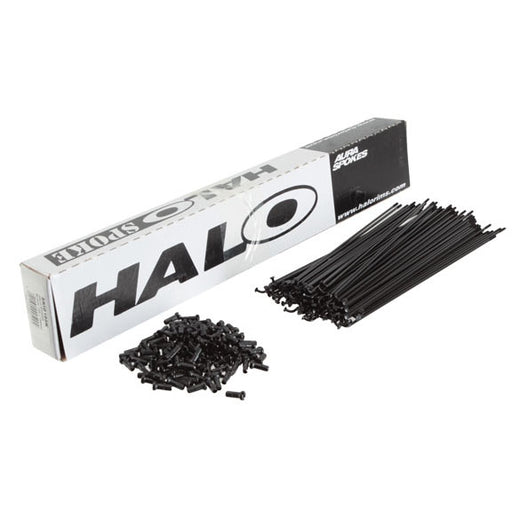 Halo Aura Spoke, Black 14g - Box/100 188mm