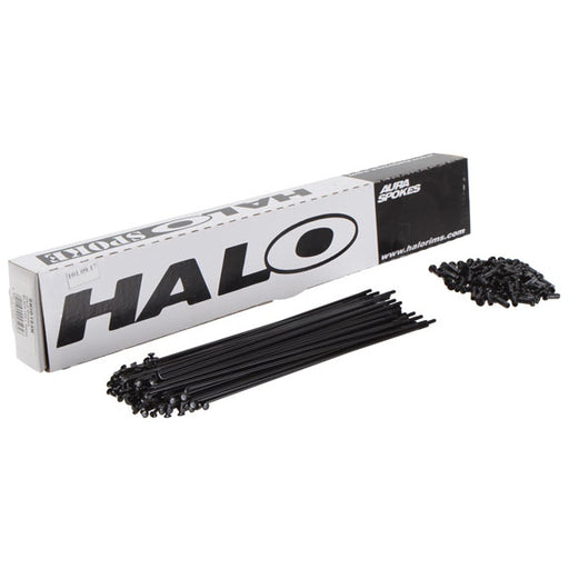 Halo Aura Spoke, Black 14g - Box/100 286mm