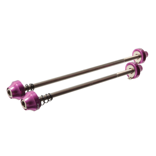 Halo Hex Key wheel skewers, F/R - purple STD length