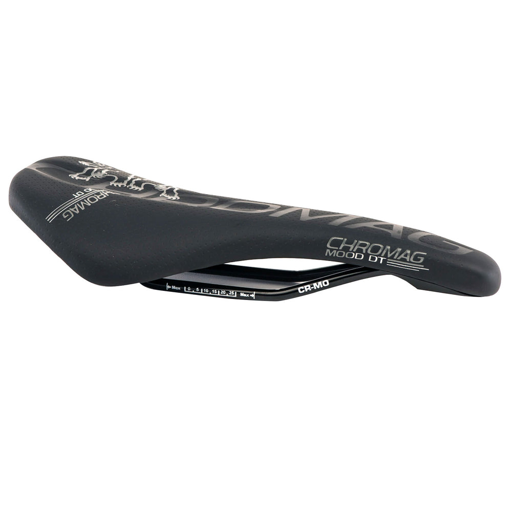 Chromag Mood DT Saddle, CrMo Rails - Black/Grey