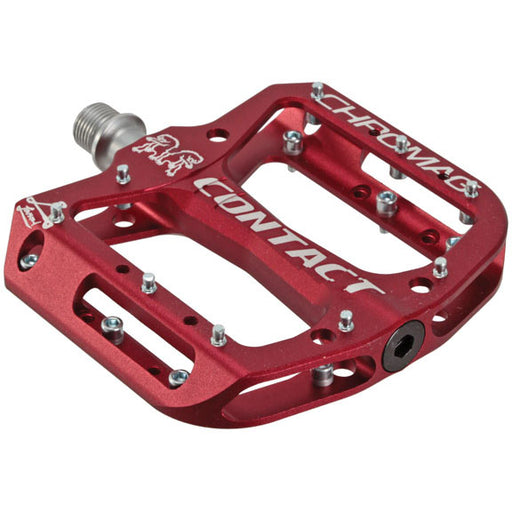 Chromag Contact pedals, red