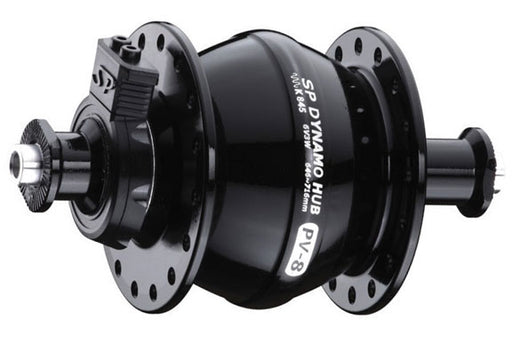 SP (Shutter Precision) PV-8 front Q/R hub, 9x100mm, 32h - black
