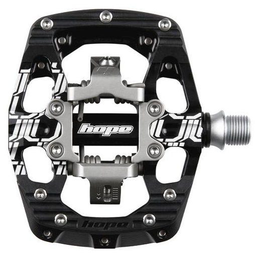 Hope GC Union Clip Pedal - Dual Sided Clipless with Platform, 9/16", Black