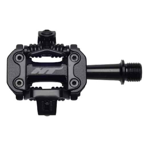 HT Pedals M2 Clipless Pedals, CrMo - Stealth Black