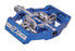 HT Pedals X2 clipless platform pedals, CrMo - royal blue