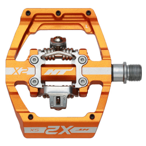 HT Pedals X2-SX Clipless Platform Pedals, CrMo - Orange
