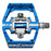 HT Pedals X2-SX Clipless Platform Pedals, CrMo - Royal Blue