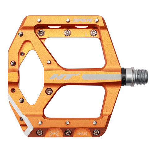 HT Pedals ANS10 Supreme platform pedals, CrMo - orange