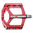 HT Pedals ANS10 Supreme platform pedals, CrMo - red