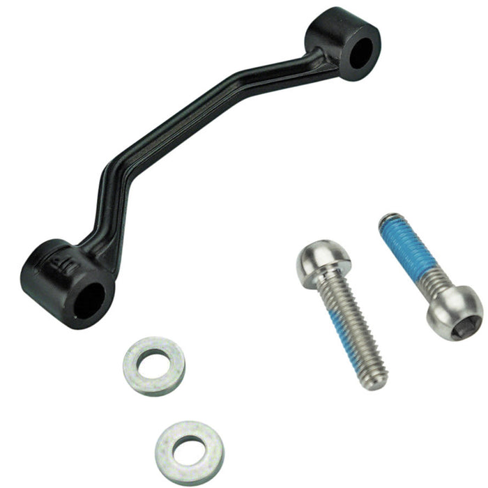 Hayes Brake 74mm Caliper Adapter w/Ti Bolts, (160mm PM) F-180mm