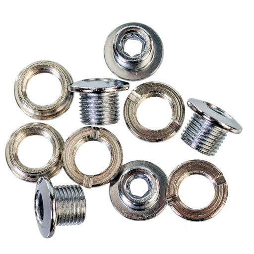 ID CR-MO Chainring Bolts, Double (8.5mm) - Silver CrMo