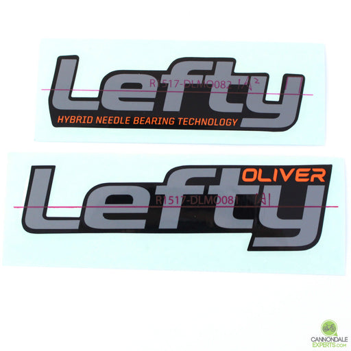 Cannondale Lefty Oliver Hybrid Slate Grey/Orange Decal Set
