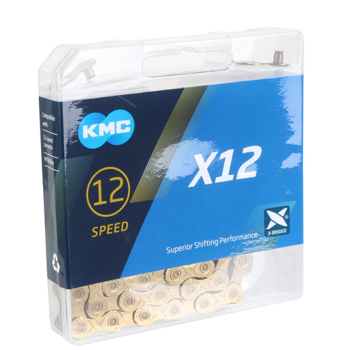 KMC X-12 Ti-Nitride Coated 12sp Chain, Gold
