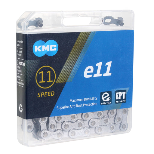 KMC e11 EPT E-Bike 11sp Chain, Silver