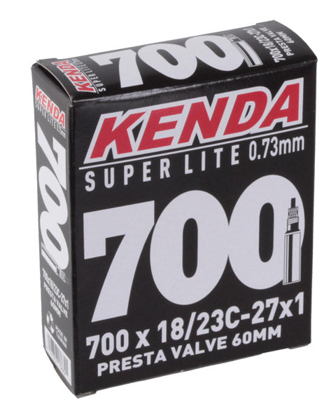Kenda Super Light tube, 700 x 18-23c Presta Valve/33mm