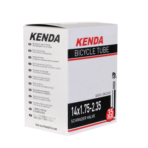 Kenda Butyl-LL tube, 14 x 1.75-2.35" Schrader Valve - each