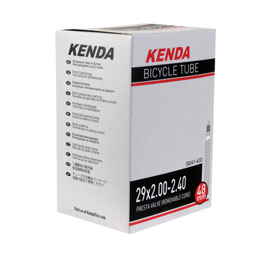 Kenda Butyl tube, 29 x 2.0-2.4" Presta Valve/48mm RVC- each