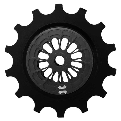 Leonardi Compatible with Shimano 12 Speed Pulleys, 14t Set, Black