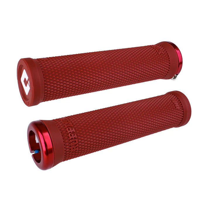 ODI Lock-On MTB, Ruffian V2.1 - Dark Red/Red