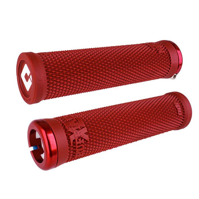 ODI Lock-On MTB, Ruffian XL V2.1 - Dark Red/Red