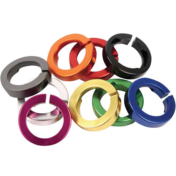 ODI Lock-Jaw MTB/BMX grip clamps set of 4 with bolts, orange