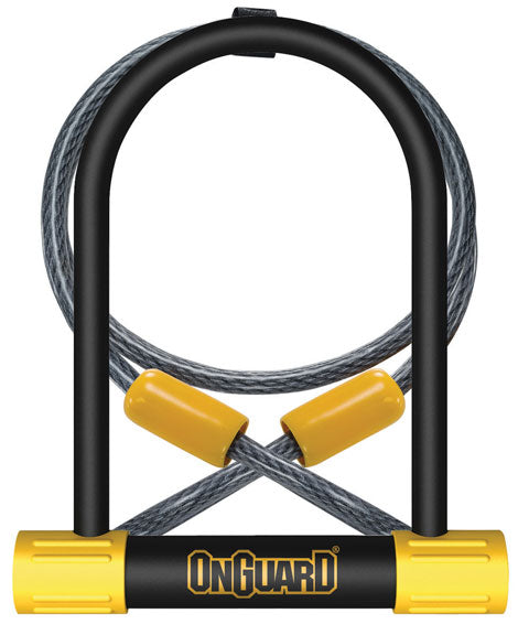 OnGuard Bulldog DT U-Lock w/ Cbl, 4.5" x 9" (4' Cbl)