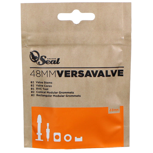 Orange Seal VersaValve Valve Stems Retail Kit, 48mm - Pair