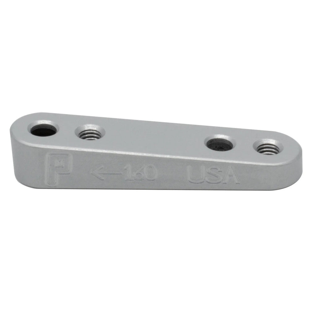 Paul Components Flat Mount Bracket Rear, 160mm w/ Bolts, Silver