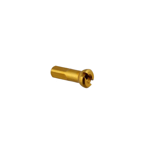 Sapim Alloy Polyax Nipple, 14g/14mm - Gold 100/Bag
