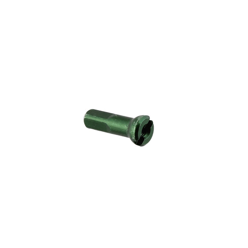 Sapim Alloy Polyax Nipple, 14g/14mm - Green 100/Bag