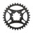 Pilo Round 3-Bolt SRAM Dub (Boost 3mm) Chainring, 34T, Blk