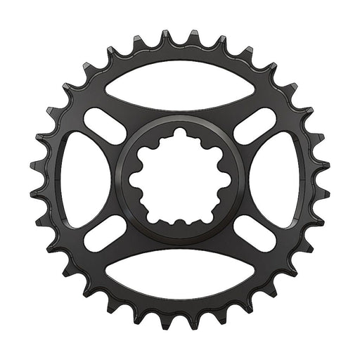 Pilo Round 3-Bolt SRAM Dub (Boost 3mm) Chainring, 34T, Blk