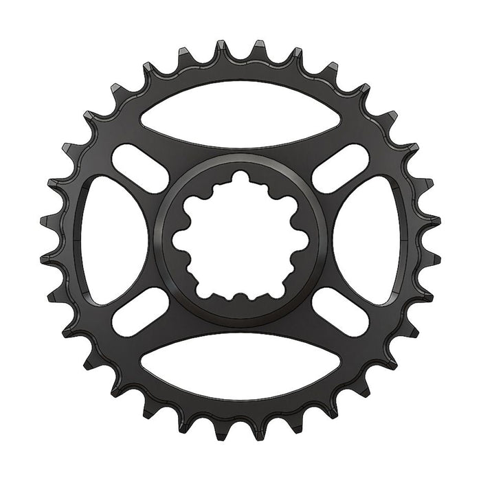 Pilo Round 3-Bolt SRAM Dub (Boost 3mm) Chainring, 34T, Blk