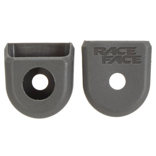 Race Face Crank Boots: For Carbon Cranks 2-Pack Gray