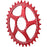 Race Face Narrow Wide Chainring: Direct Mount CINCH 32t Red