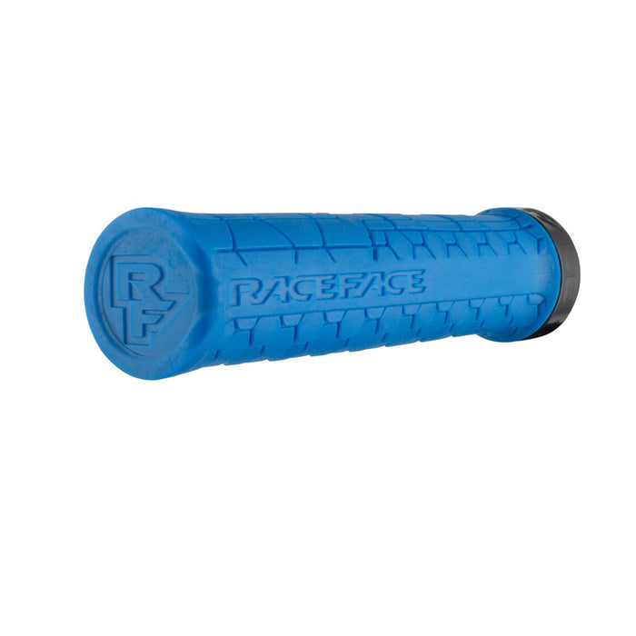 Race Face Getta Grip Lock-On Grips, (30mm) Blue/Black