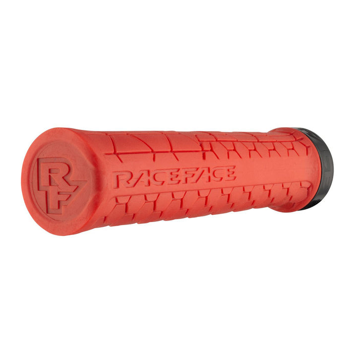 Race Face Getta Grip Lock-On Grips, (30mm) Red/Black