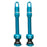 RideFast Nut Jobs Tubeless Valves, 46mm Pair- Turquoise