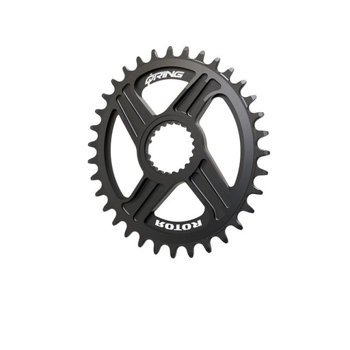 Rotor Compatible with Shimano HG+ DM Q Oval Ring, 30t Black