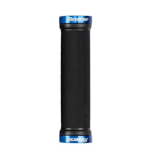 Reverse Classic Thick Lock-On Grips, 31mm, Black/Blue