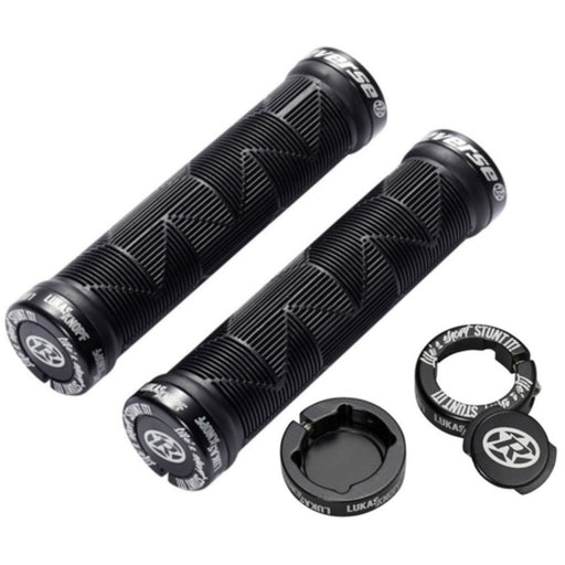 Reverse Lukas Knopf Lock-On Grips, 30mm, Black