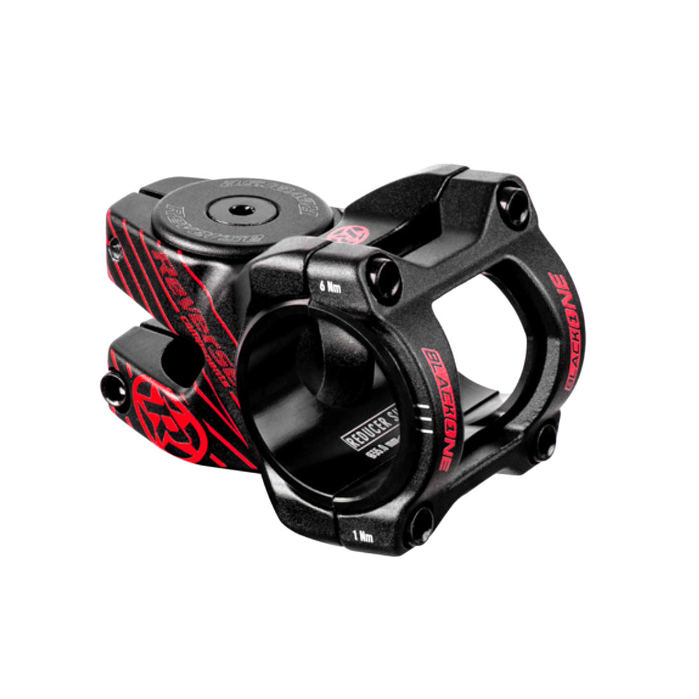 Reverse Black One D-2 Stem, (31.8/35.0) 35mm, Black/Red