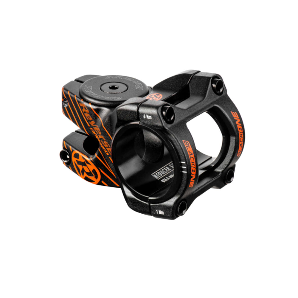 Reverse Black One D-2 Stem, (31.8/35.0) 35mm, Black/Orange