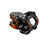 Reverse Black One D-2 Stem, (31.8/35.0) 35mm, Black/Orange