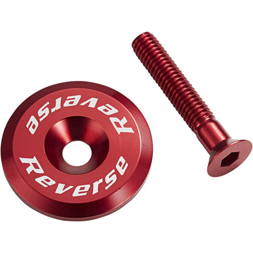 Reverse Ahead Cap with Screw, Red
