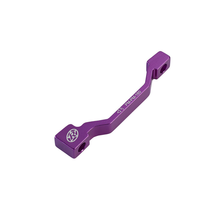 Reverse Disc Brake Adapter, PM-PM 180 Front/Rear, Purple